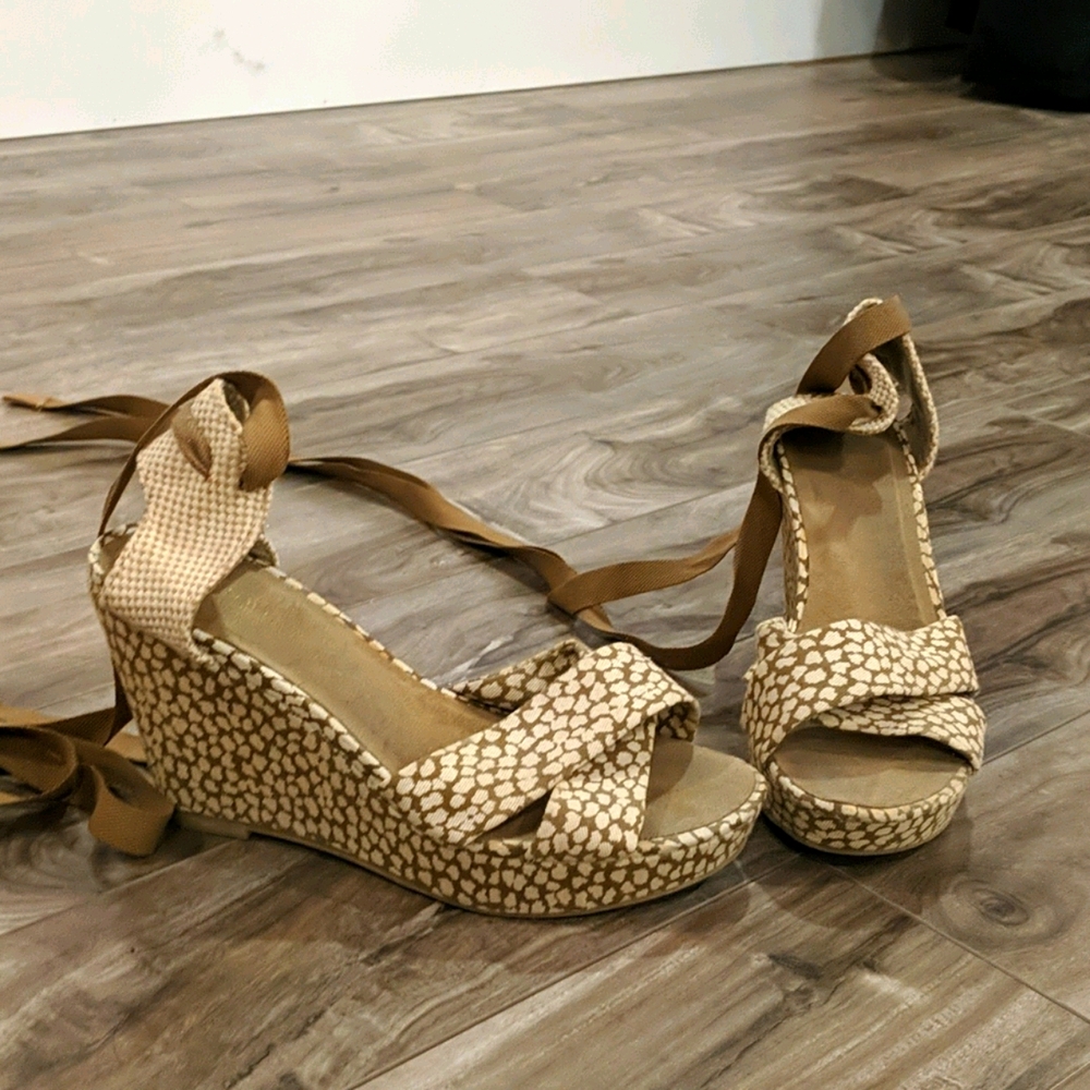 ❄️ 3/$30 Wedge Lace-Up Summer Sandals